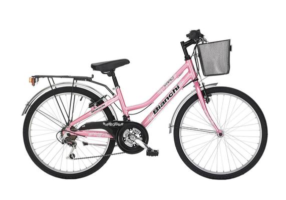 Dviratis BIANCHI YARD 24'' mergaitėms, rožinis - fiksus.lt