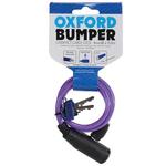 Lyno užraktas Oxford Bumper cable lock Purple 6mm x 600mm