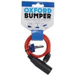 Lyno užraktas Oxford Bumper cable lock Red 6mm x 600mm