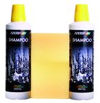Automobilinis šampūnas 2 x 500 ml su kempine/Shampoo Wash & Shine 2 x 500 ml
