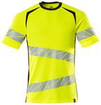 Marškinėliai fluorescenciniai, geltona/juoda. 2XL