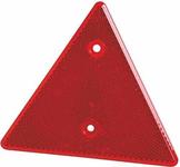 Atšvaitas, raudonas, trikampis, 135x156mm